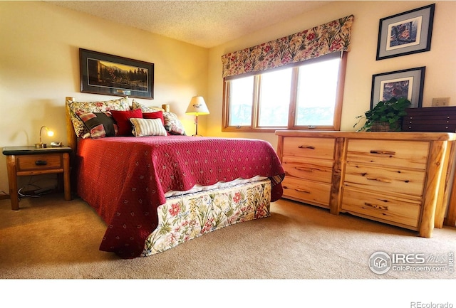 1443 Matthew Cir, Estes Park, CO 80517 - carpeted bedroom featuring a textured ceiling