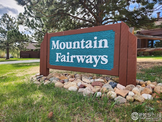 1443 Matthew Cir, Estes Park, CO 80517 - view of community sign