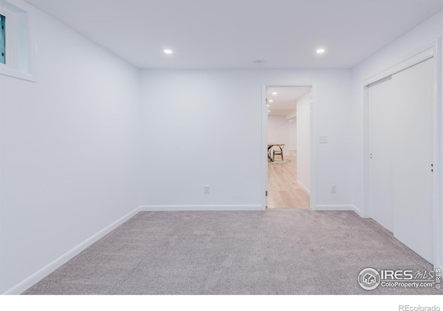 4601 S Lipan St, Englewood, CO 80110 - unfurnished room with carpet flooring, recessed lighting, and baseboards