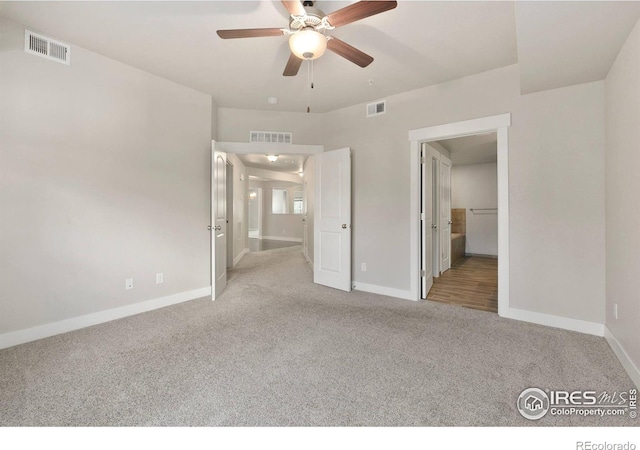 4902 Brookfield Dr Unit F, Fort Collins, CO 80528 - unfurnished bedroom featuring carpet flooring, baseboards, and ceiling fan