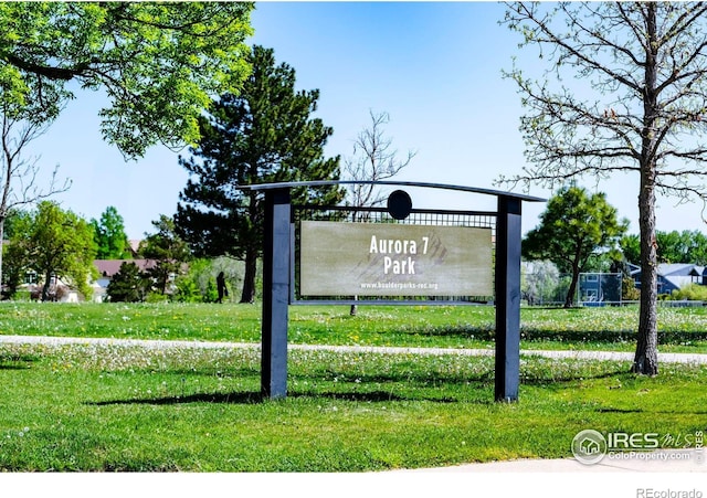 3313 Madison Ave Unit 212, Boulder, CO 80303 - community sign featuring a yard