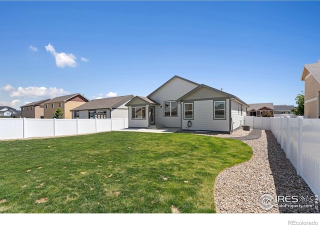 1566 Driftline Dr, Severance, CO 80550 - rear view of house featuring a patio