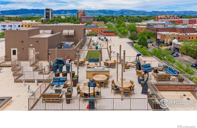 221 E Mountain Ave Unit 319, Fort Collins, CO 80524 - view of urban area featuring a mountain backdrop