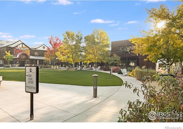221 E Mountain Ave Unit 319, Fort Collins, CO 80524 - view of home's community featuring a lawn