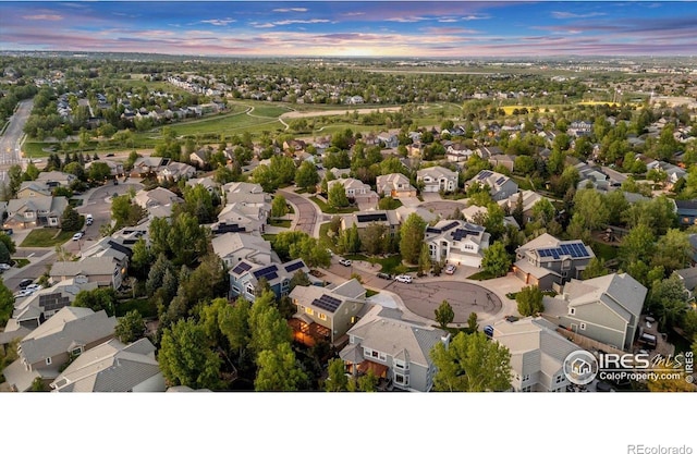 2841 Silver Pl, Superior, CO 80027 - aerial view at dusk of a residential view