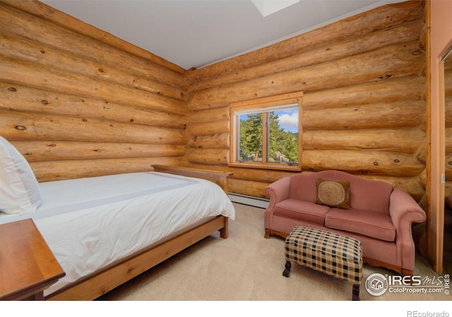 95 Choctaw Rd, Lyons, CO 80540 - carpeted bedroom featuring baseboard heating