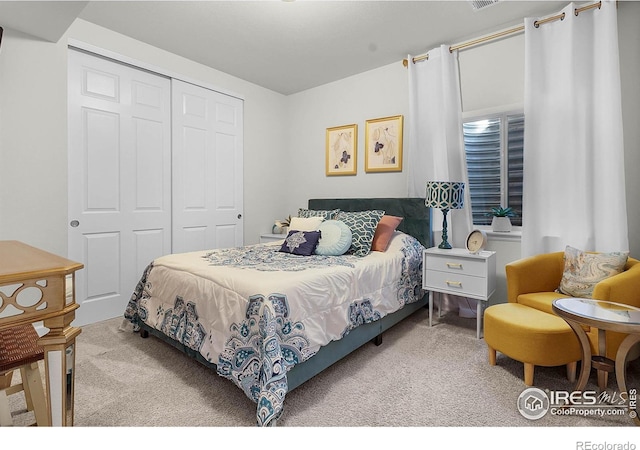 6229 Black Mesa Rd, Frederick, CO 80516 - bedroom with carpet flooring and a closet