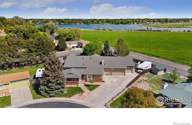 1738 S Estrella Ave, Loveland, CO 80537 - drone / aerial view of a large body of water