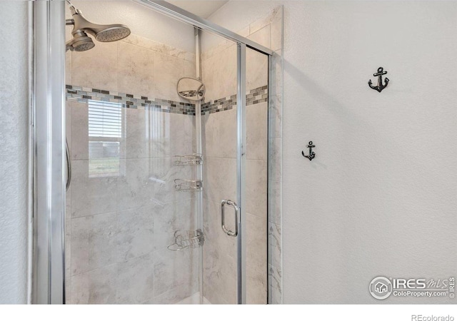993 Ouzel Falls Rd, Severance, CO 80550 - full bath featuring a stall shower and ceiling fan
