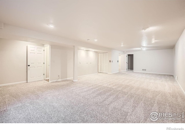520 N Harding Ave, Johnstown, CO 80534 - finished basement featuring carpet flooring and baseboards