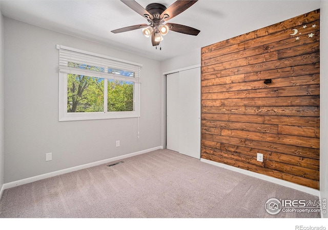 2824 Edinburgh Ct, Fort Collins, CO 80525 - spare room featuring carpet, ceiling fan, and baseboards