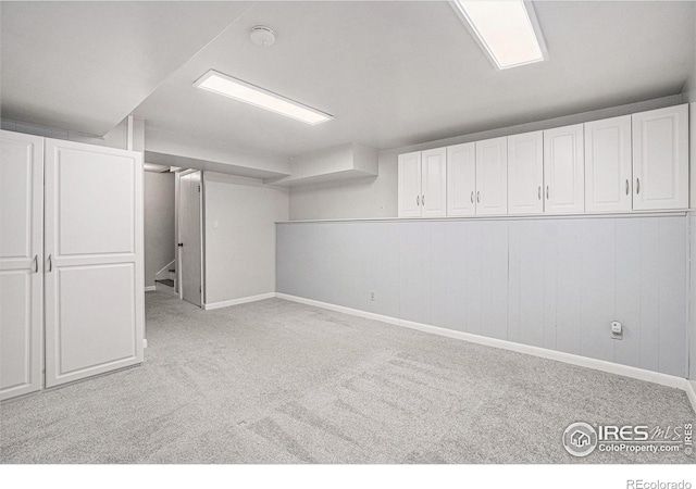2824 Edinburgh Ct, Fort Collins, CO 80525 - finished below grade area with carpet, stairs, and baseboards