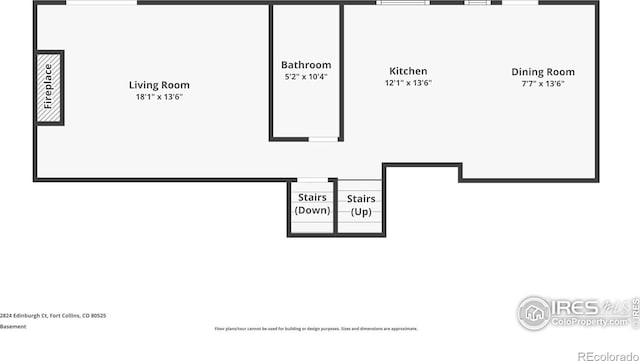 2824 Edinburgh Ct, Fort Collins, CO 80525 - floor plan / room layout