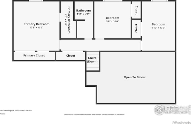 2824 Edinburgh Ct, Fort Collins, CO 80525 - floor plan / room layout