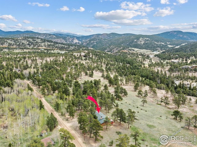 839 Ski Rd, Allenspark, CO 80510 - view of property location with mountains