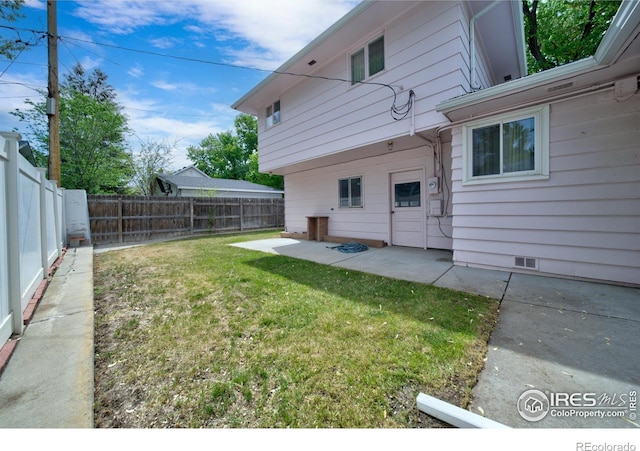 201 Howard St, Brush, CO 80723 - view of yard featuring a patio