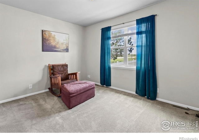 6150 Bluestem Grn, Frederick, CO 80530 - sitting room featuring carpet flooring and baseboards