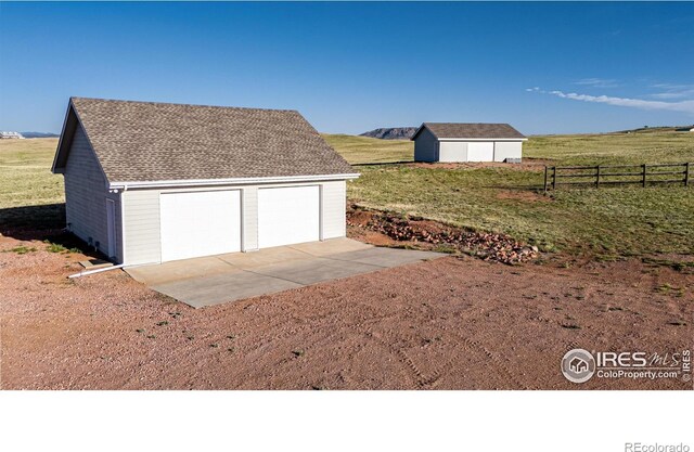 631 Linecamp Dr, Livermore, CO 80536 - view of detached garage