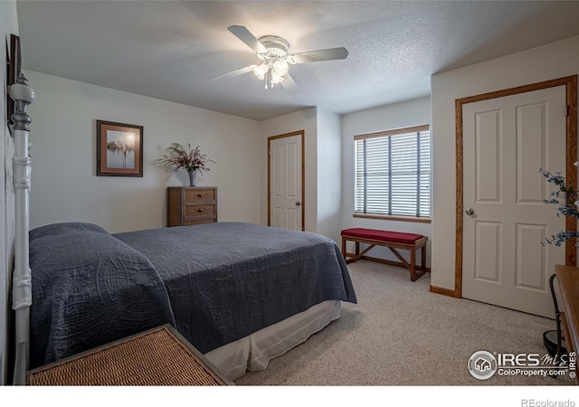 631 Linecamp Dr, Livermore, CO 80536 - carpeted bedroom featuring a ceiling fan and baseboards