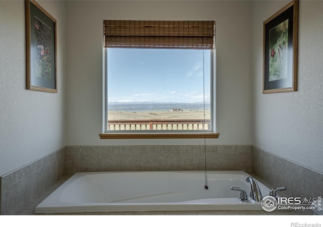 631 Linecamp Dr, Livermore, CO 80536 - bathroom featuring healthy amount of natural light and a bath