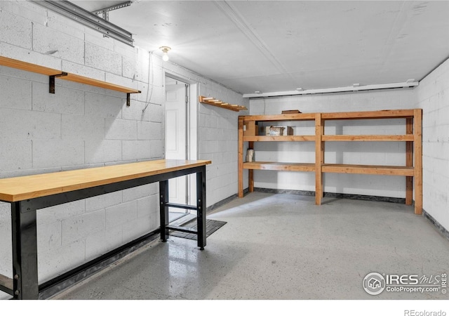 4658 Ingram Ct, Boulder, CO 80305 - basement featuring concrete block wall