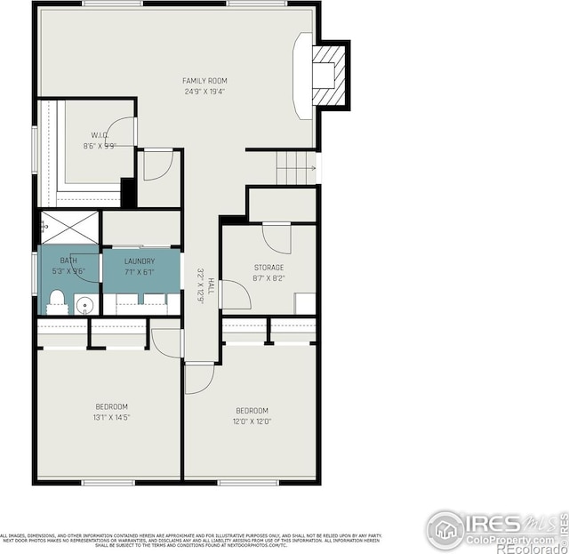 1921 Glenview Ct, Berthoud, CO 80513 - floor plan / room layout