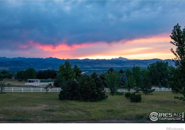 160 Ponderosa Dr, Boulder, CO 80303 - mountain view with rural landscape