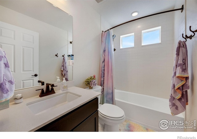 542 Highlands Cir, Erie, CO 80516 - full bath with vanity and shower / bathtub combination with curtain