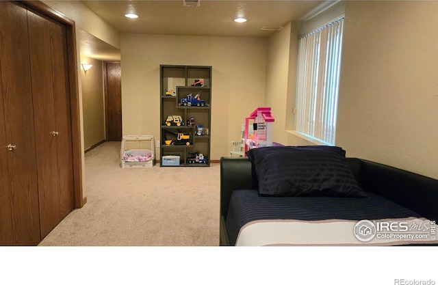 2152 45th Ave, Greeley, CO 80634 - bedroom featuring carpet and recessed lighting