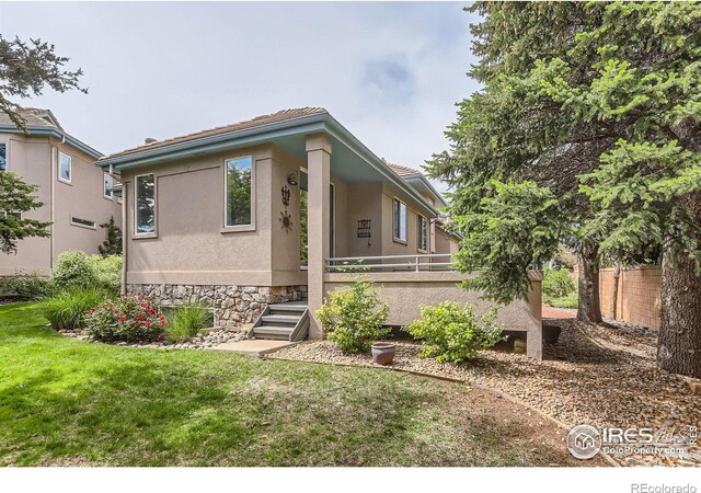4326 Clay Commons Ct, Boulder, CO 80303 - view of front of home featuring stucco siding