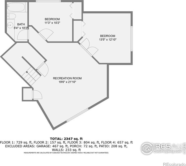 4326 Clay Commons Ct, Boulder, CO 80303 - floor plan / room layout