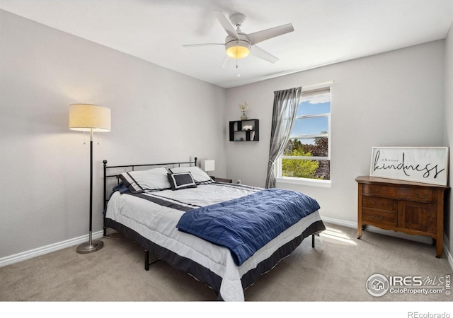 2620 Brush Creek Dr, Fort Collins, CO 80528 - bedroom featuring carpet flooring, baseboards, and ceiling fan
