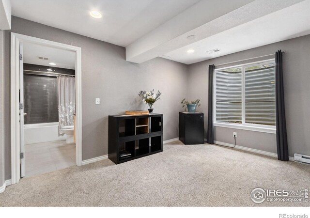 2620 Brush Creek Dr, Fort Collins, CO 80528 - misc room with carpet flooring, baseboards, and recessed lighting