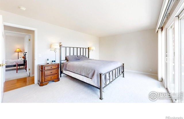 1100 Deer Trail Rd, Boulder, CO 80302 - bedroom featuring light colored carpet and baseboards
