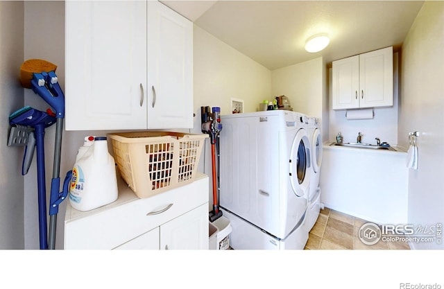 1100 Deer Trail Rd, Boulder, CO 80302 - laundry area with independent washer and dryer and cabinet space
