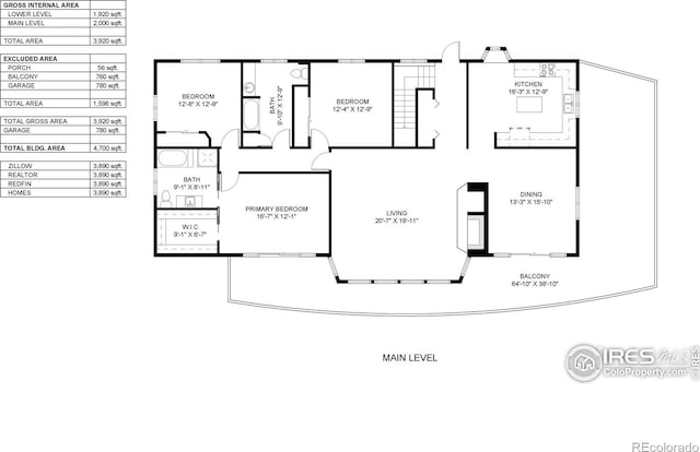 1100 Deer Trail Rd, Boulder, CO 80302 - home floor plan