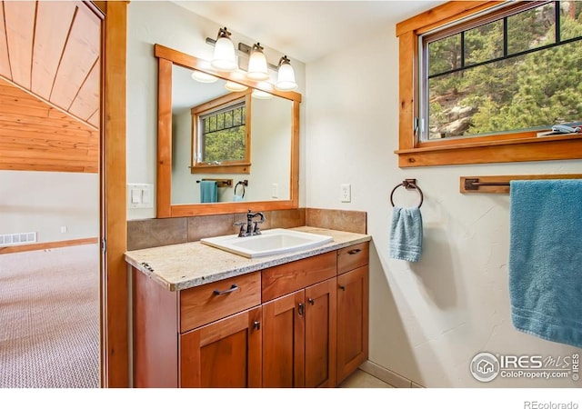 303 Curry Dr, Estes Park, CO 80517 - bathroom featuring vanity and baseboards