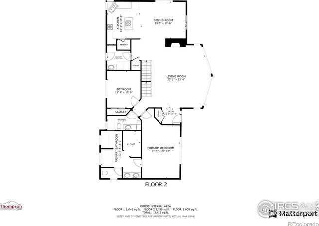 303 Curry Dr, Estes Park, CO 80517 - floor plan / room layout