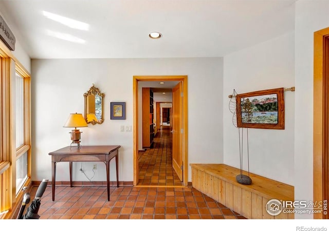 125 Saddleback Ln, Estes Park, CO 80517 - hall featuring recessed lighting, tile patterned floors, and baseboards