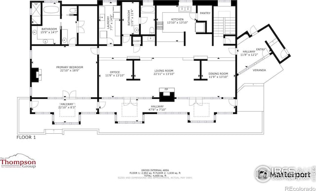 125 Saddleback Ln, Estes Park, CO 80517 - home floor plan