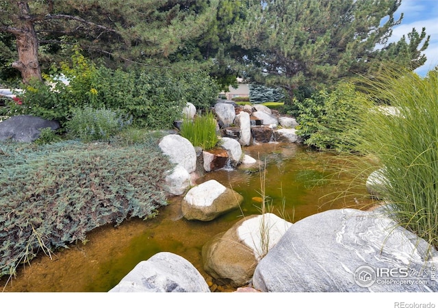 4545 Wheaton Dr Unit A-290, Fort Collins, CO 80525 - bird's eye view of a garden pond