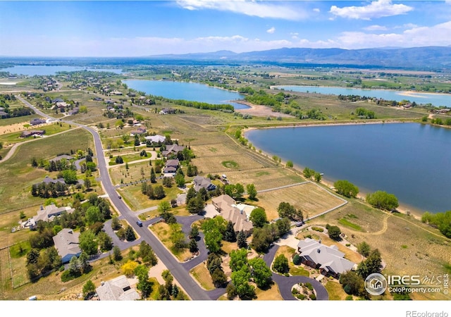 5025 Eagle Lake Dr, Fort Collins, CO 80524 - aerial view of a water and mountain view