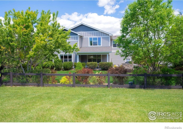 6523 Spanish Bay Dr, Windsor, CO 80550 - view of front of house featuring board and batten siding
