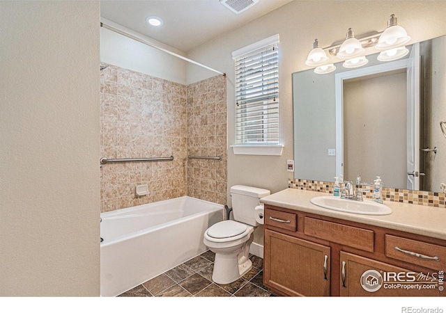 4751 Pleasant Oak Dr Unit B44, Fort Collins, CO 80525 - full bath with vanity, bathing tub / shower combination, and toilet