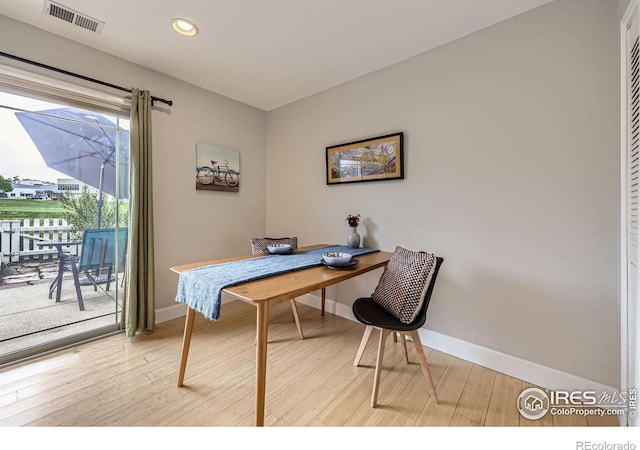 855 W Moorhead Cir Unit C, Boulder, CO 80305 - office space with baseboards, light wood-type flooring, and recessed lighting
