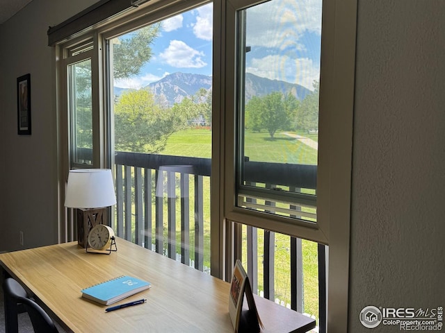 855 W Moorhead Cir Unit C, Boulder, CO 80305 - sunroom with a mountain view