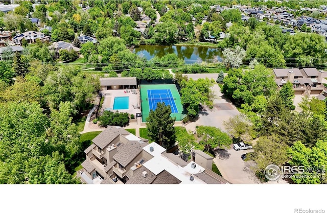 2938 Kalmia Ave Unit 26, Boulder, CO 80301 - aerial perspective of suburban area with a pool area