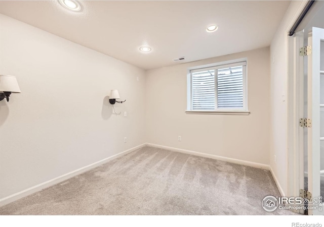 630 S 45th St, Boulder, CO 80305 - empty room with carpet floors, baseboards, and recessed lighting