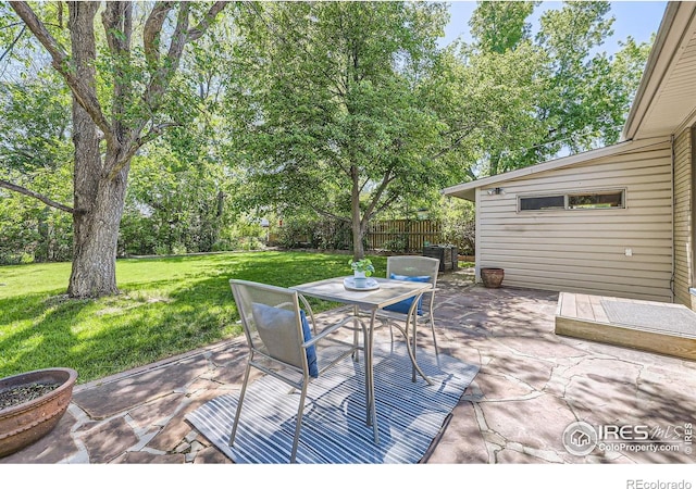 630 S 45th St, Boulder, CO 80305 - view of patio / terrace with outdoor dining space