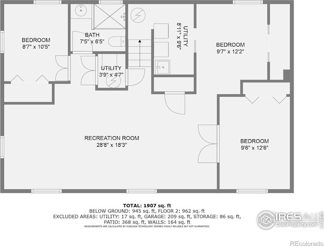 630 S 45th St, Boulder, CO 80305 - property floor plan